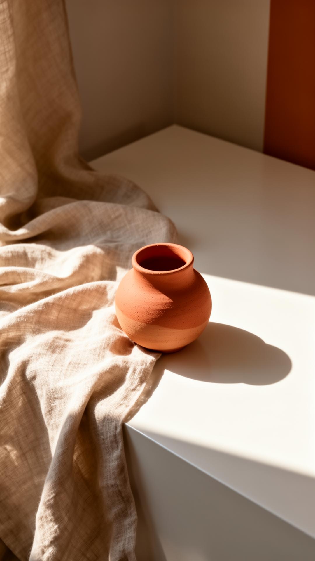Still life detail in warm silver light